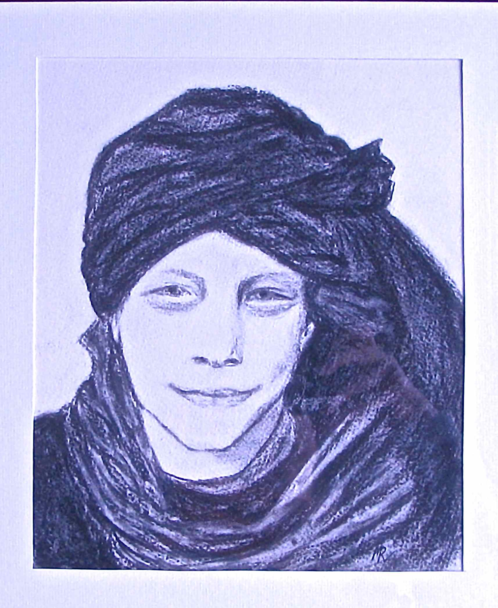 Portrait Martin Brétécher en turban / Drawing : Martin Bretecher's ...